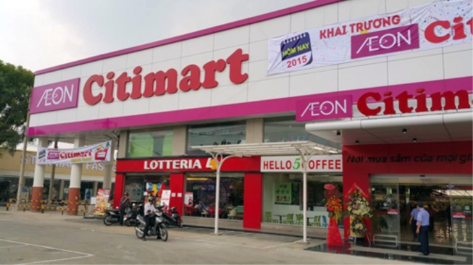 Thương hiệu bán lẻ hàng đầu Nhật Bản AEON mua lại 49% cổ phần của Citimart đổi tên thành AEON Citimart.